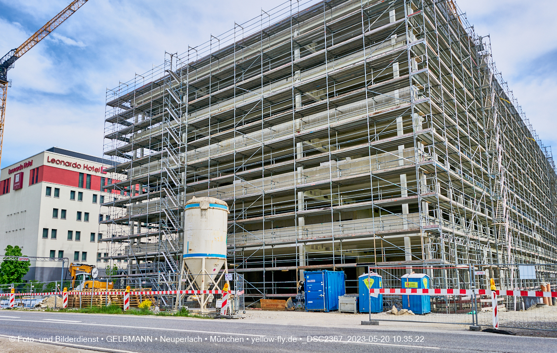 20.05.2023 - REVO Boardinghaus und Hochgarage in Neuperlach